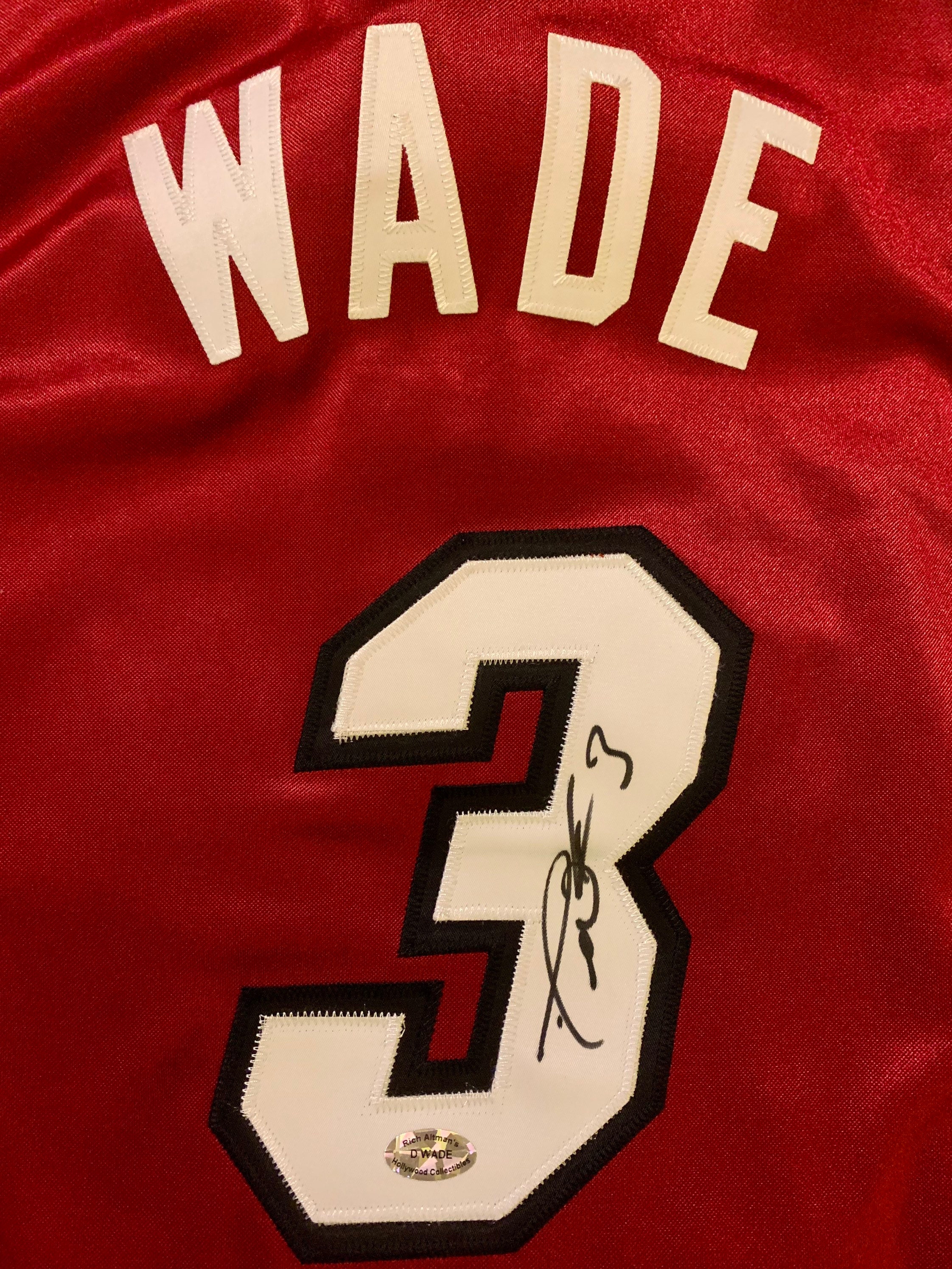 Dwyane Wade Autographed and Framed Miami Heat Jersey