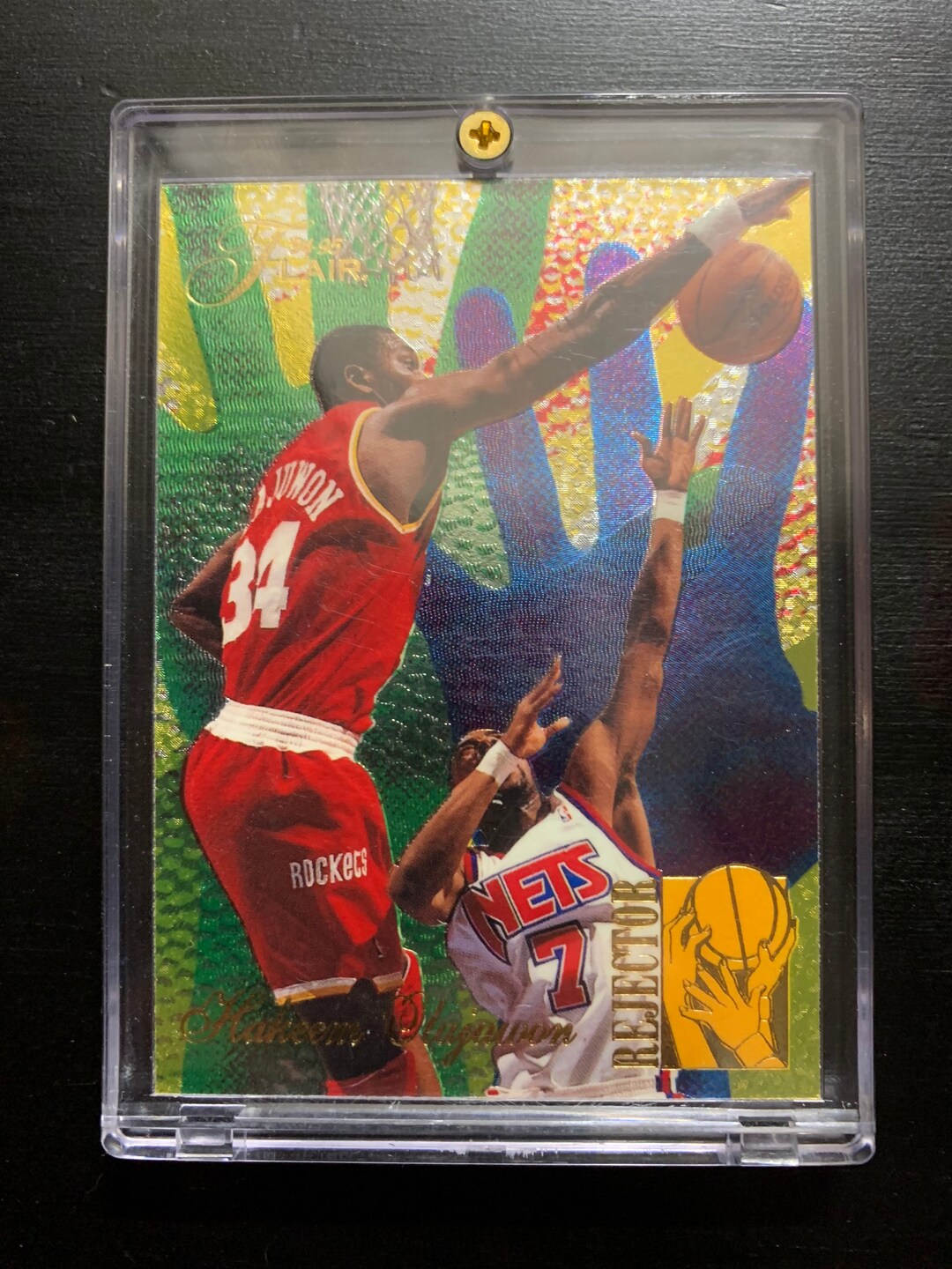 Hakeem Olajuwon 94/95 Fleer Flair Rejector 4 - Etsy Denmark