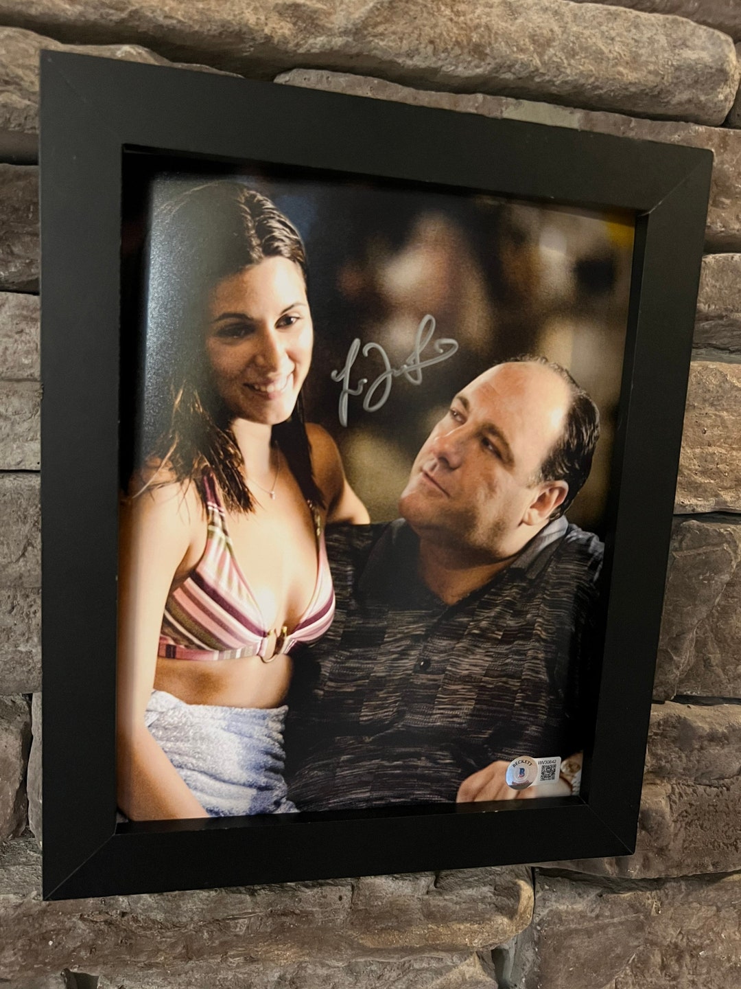 Autographed Jamielynn Sigler Meadow Soprano. Framed 8x10inch Etsy