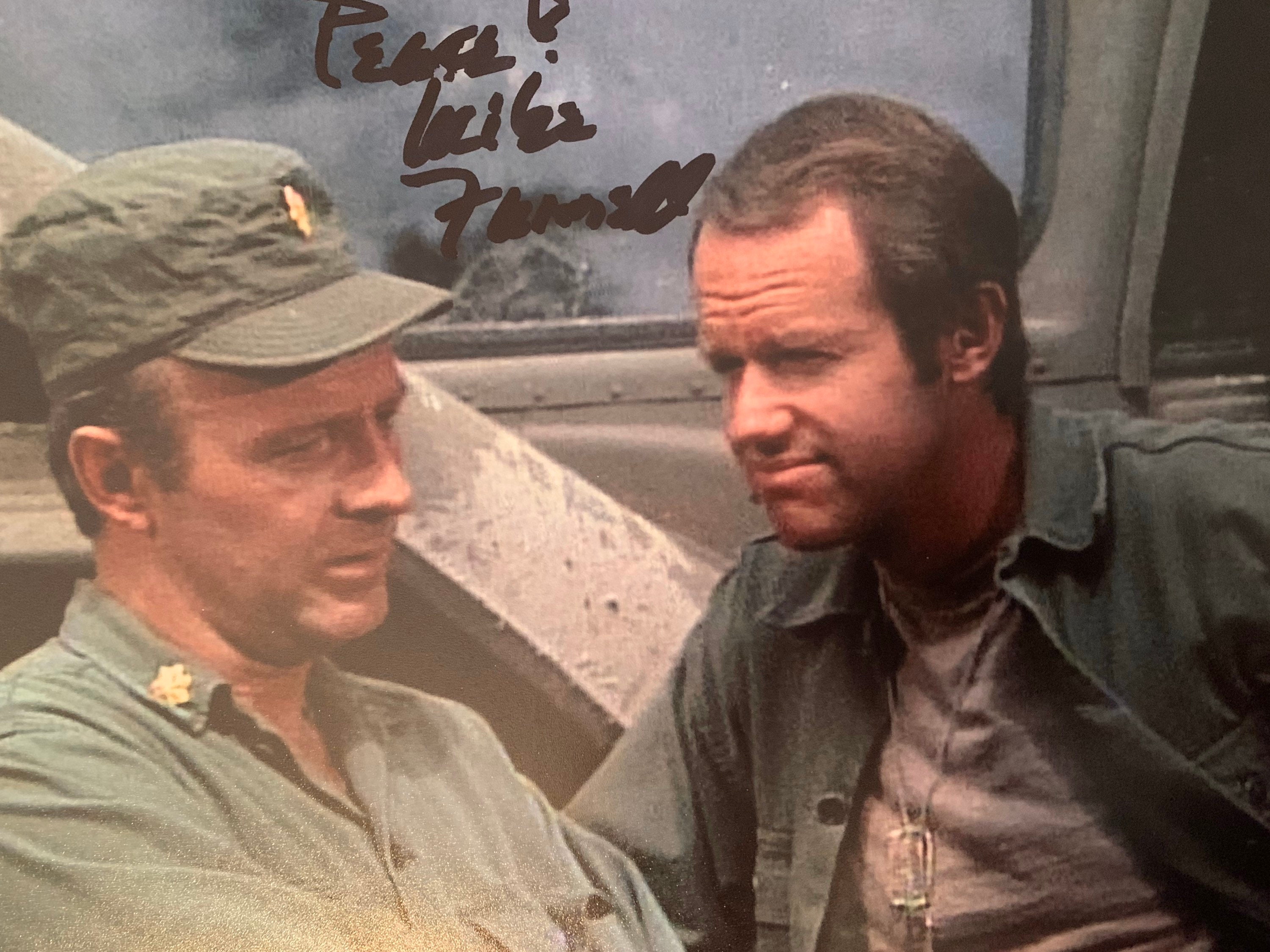 Autographed Mike Farrell MASH BJ Hunnicutt. 8x10inch Framed - Etsy 