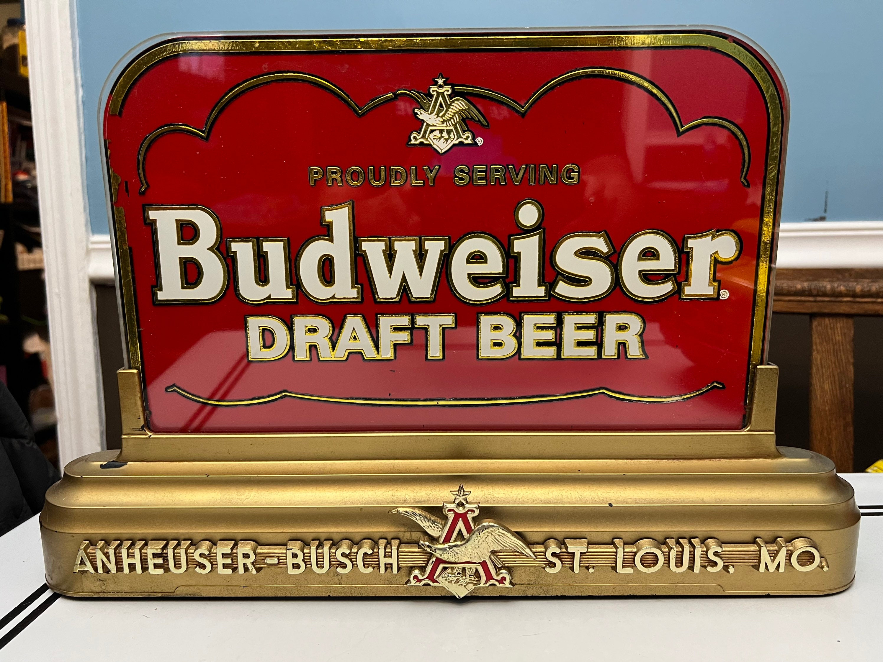 Vintage Budweiser Sign Value - bcwvd1c