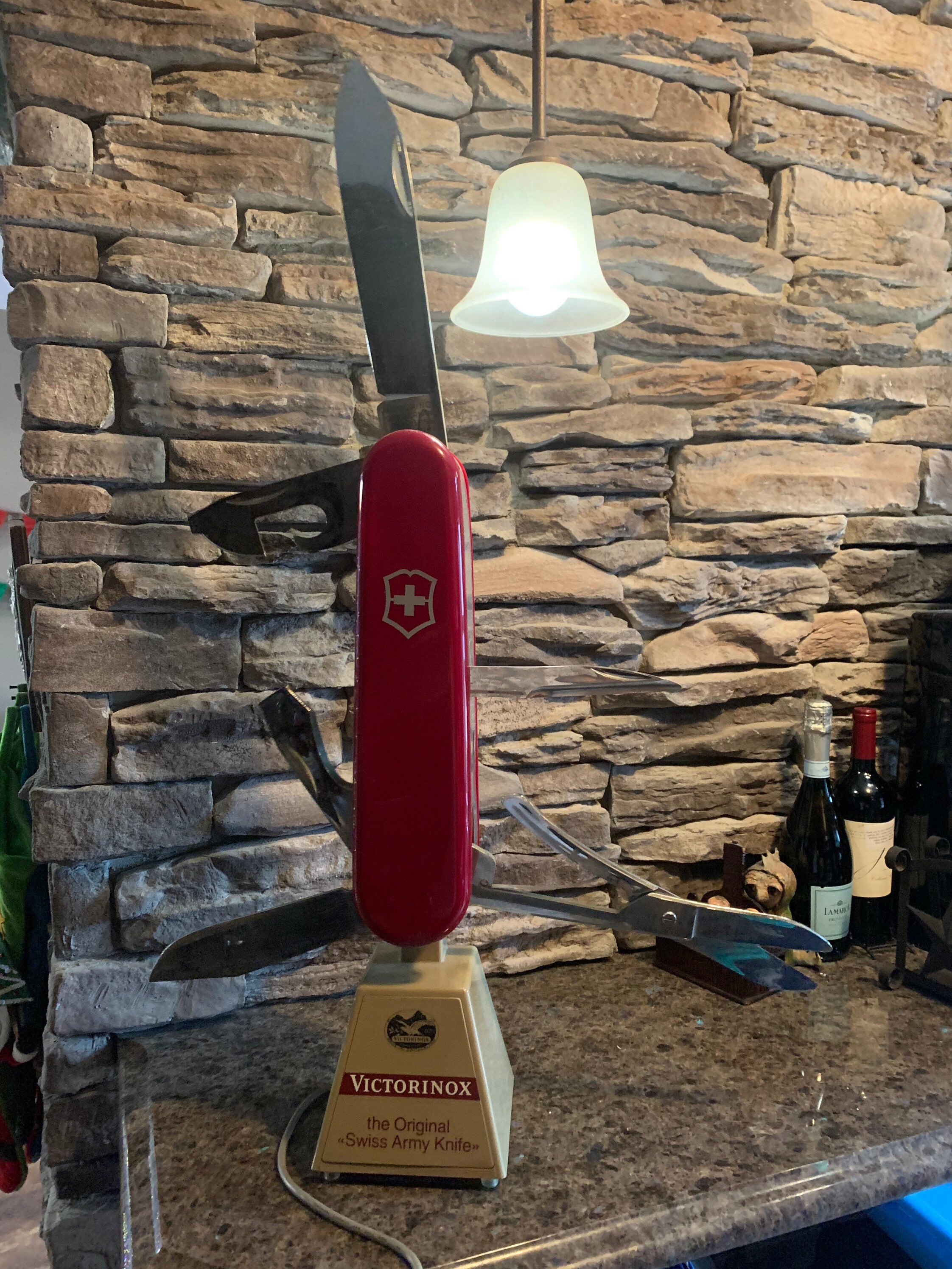 Victorinox Swiss Army Knife Moving Display 1970s Original Etsy