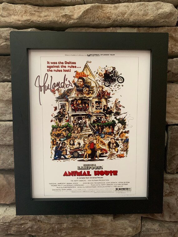 Autographed Animal House Director John Landis 8x10inch Framed - Etsy Autographed Animal House Director John Landis 8x10inch Framed - Etsy