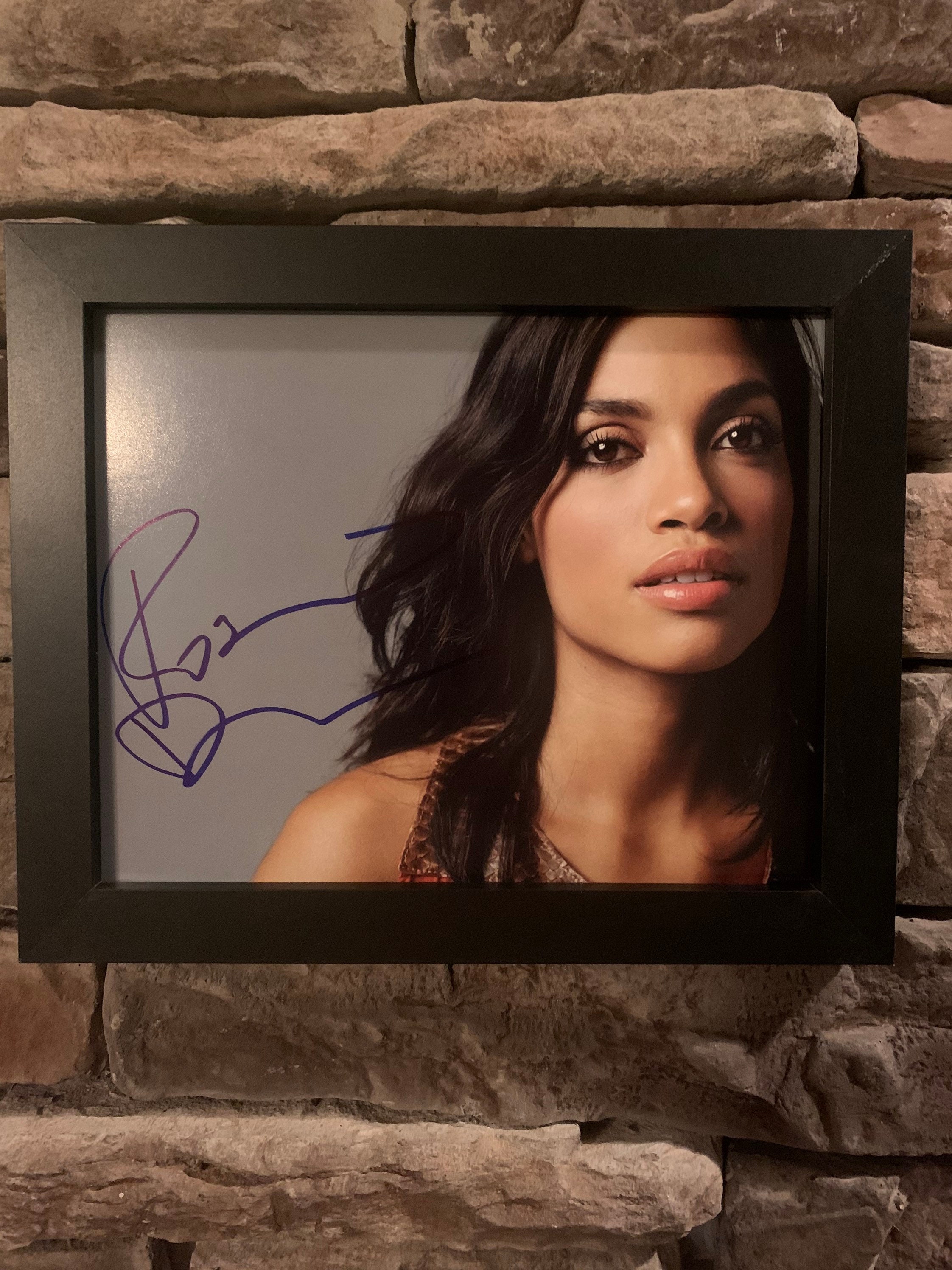 Autographed Rosario Dawson 8x10inch Framed Photo With COA. - Etsy Israel Autographed Rosario Dawson 8x10inch Framed Photo With COA. - Etsy Israel