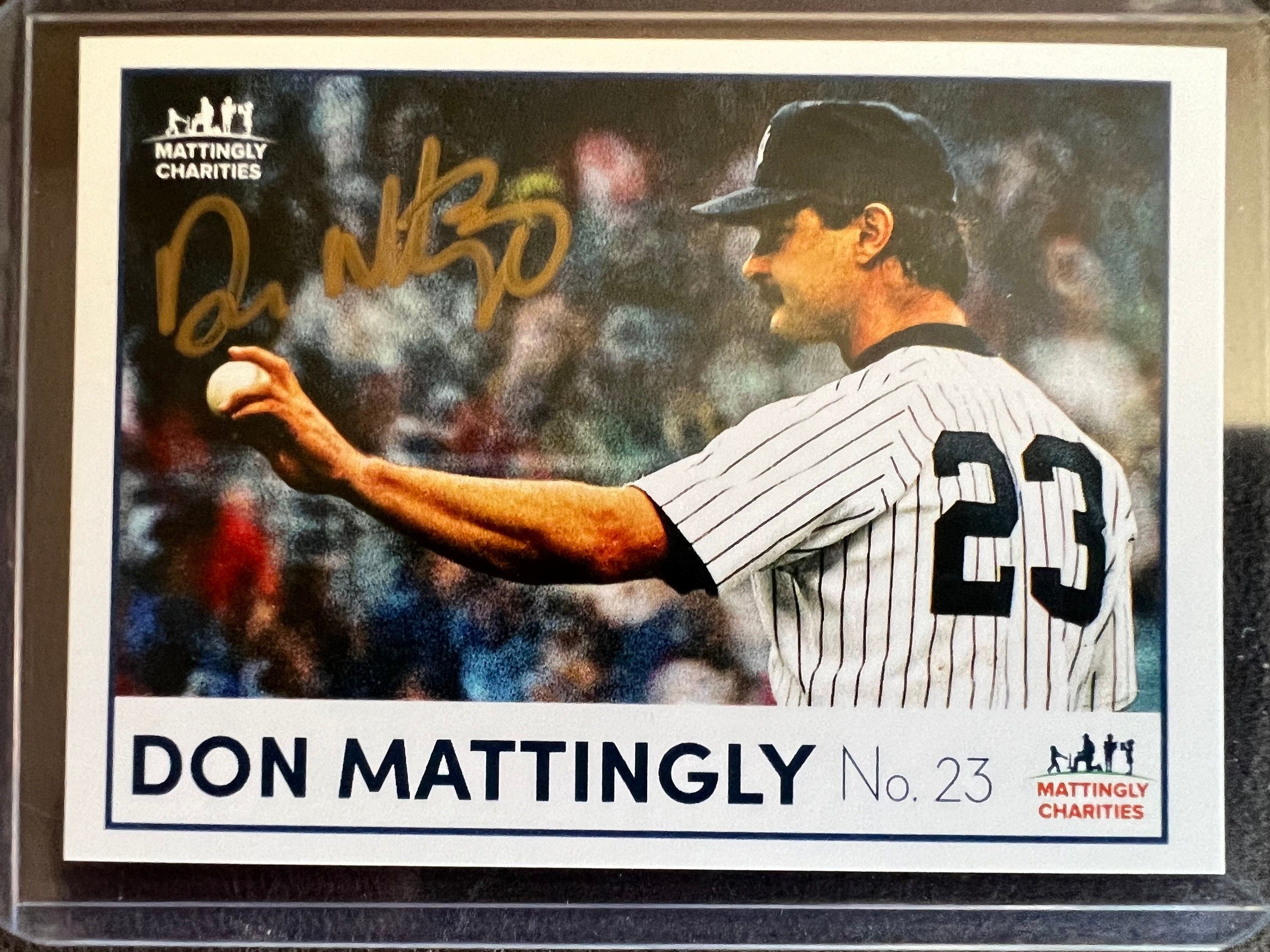Don Mattingly New York Yankees Autographed White 1995 Mitchell