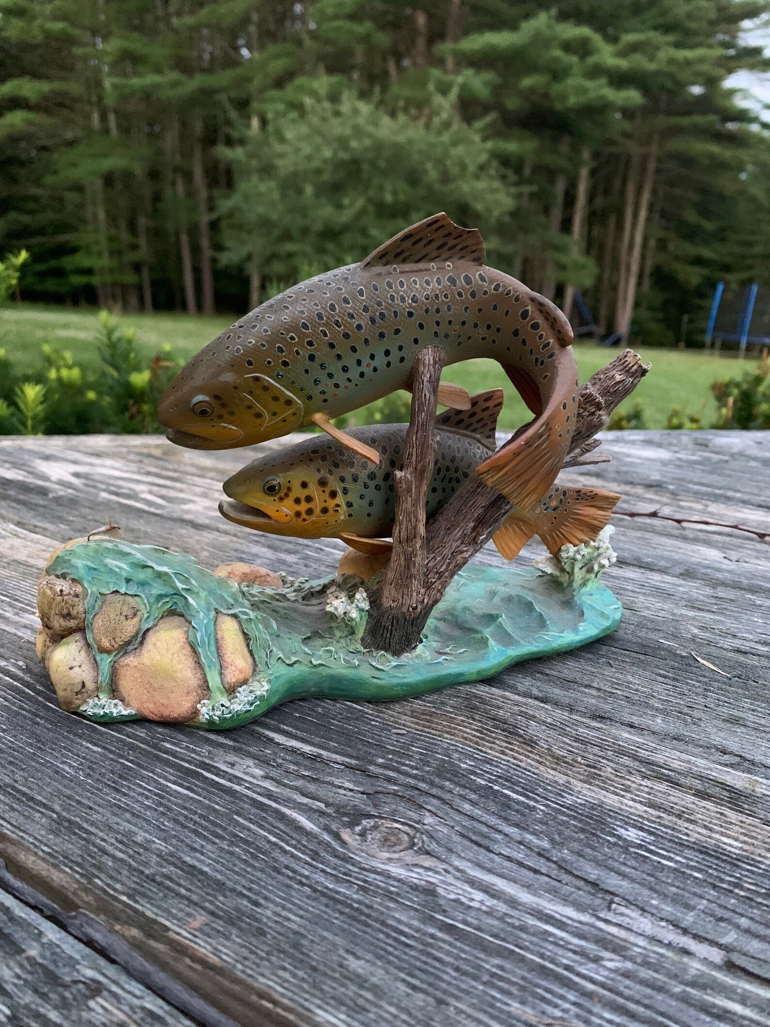 Antique Danbury Mint fresh water fish collection. Matching the | Etsy
