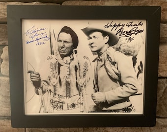 ROY ROGERS Autographed Reprint 8" x 10" glossy photo print 