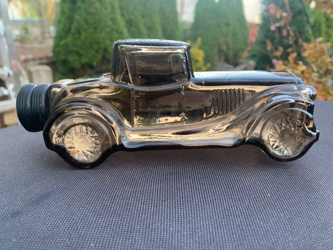 Vintage Glass Avon Bottle Car. Etsy