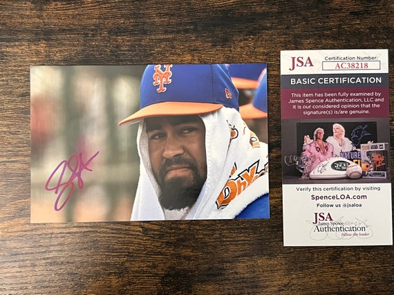 Autographed Luis Guillorme NY Mets 4x5inch Photo With JSA COA