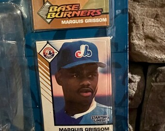 Autographed Marquis Grissom Montreal Expos Starting Lineup action figure  with JSA COA.