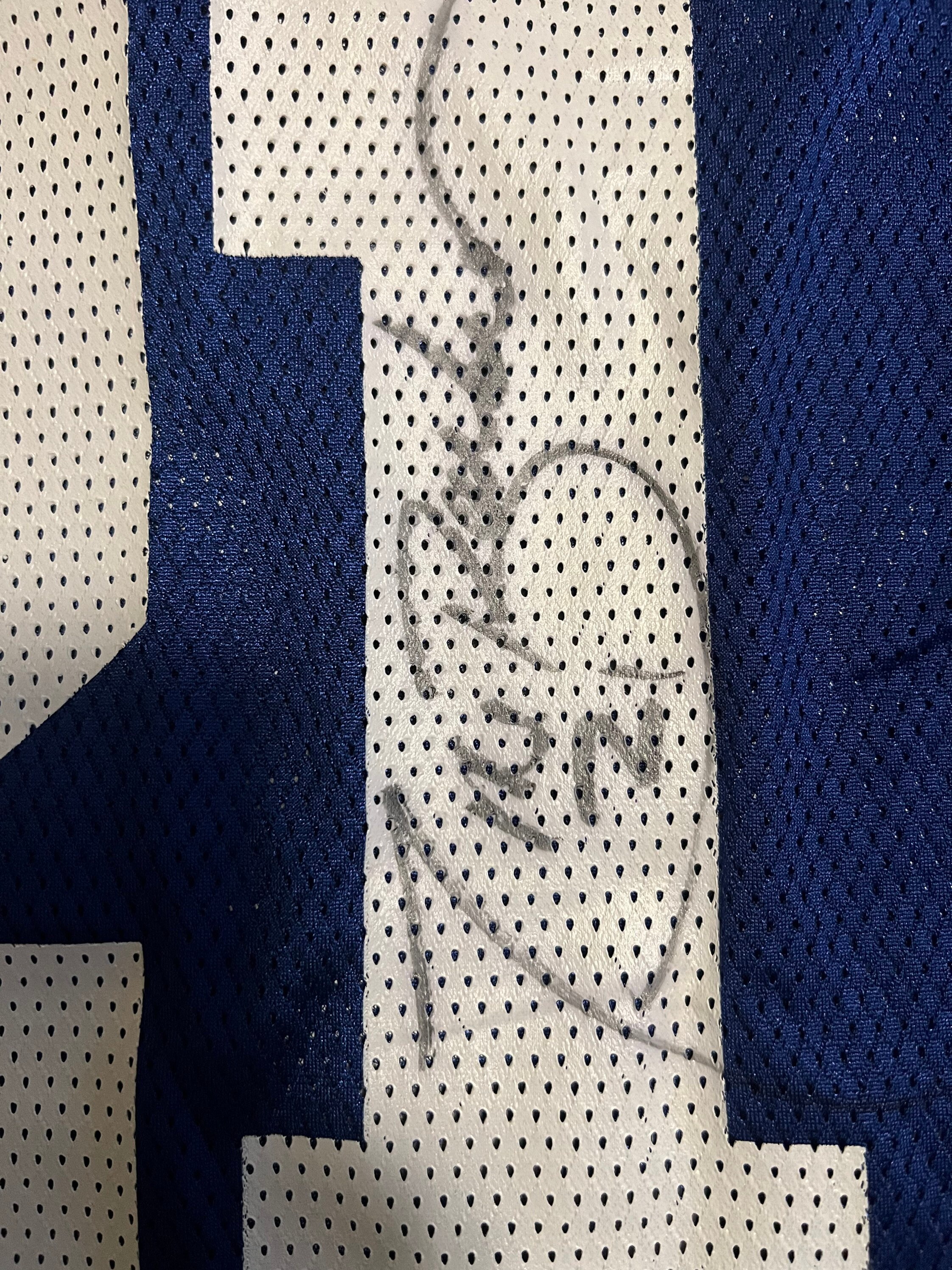 Tiki Barber Autographed Signed Framed New York Giants Jersey -   Israel