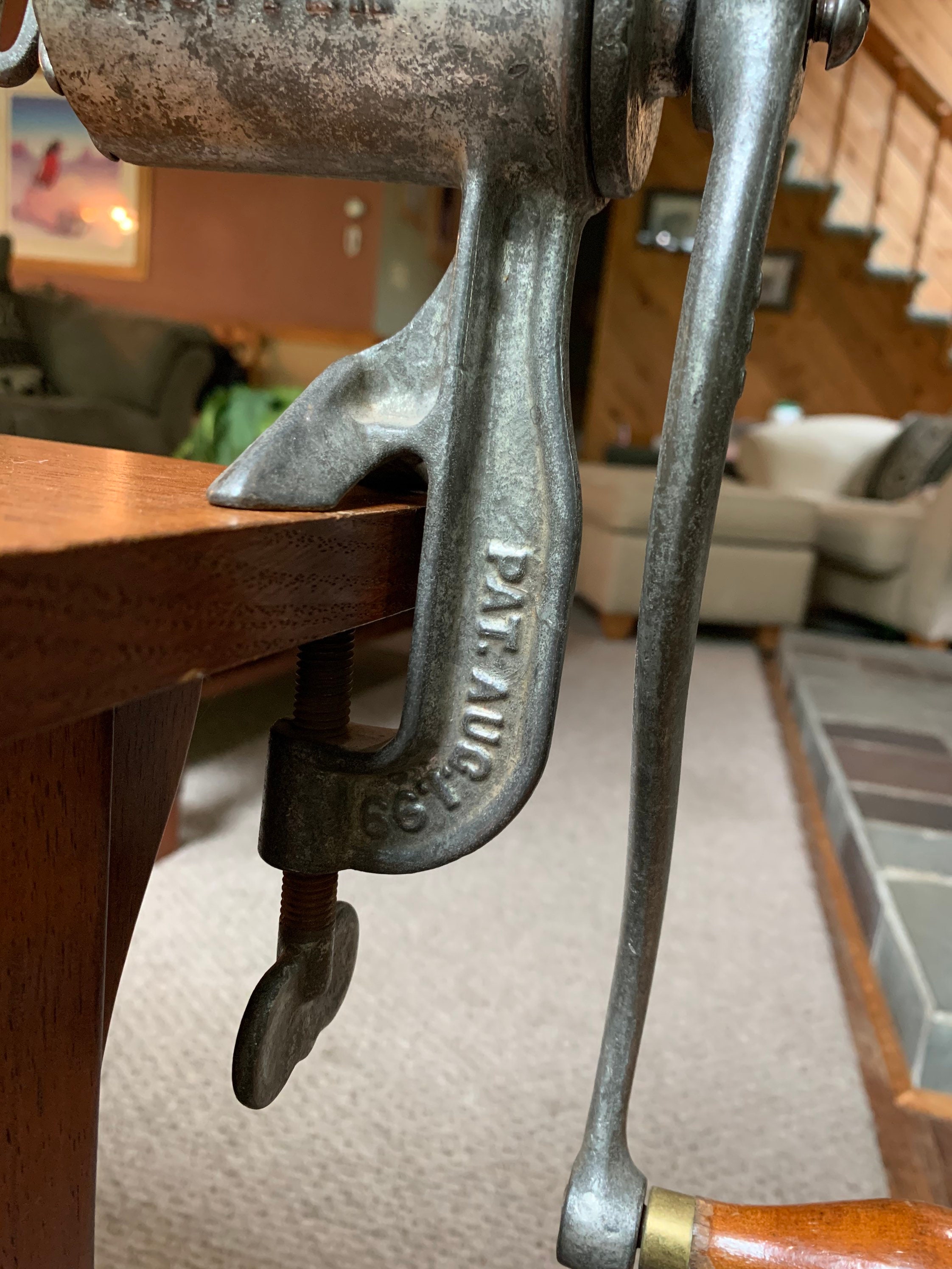 Antique Table Top Meat Grinder. Enterprise Tinned Meat Chopper Etsy