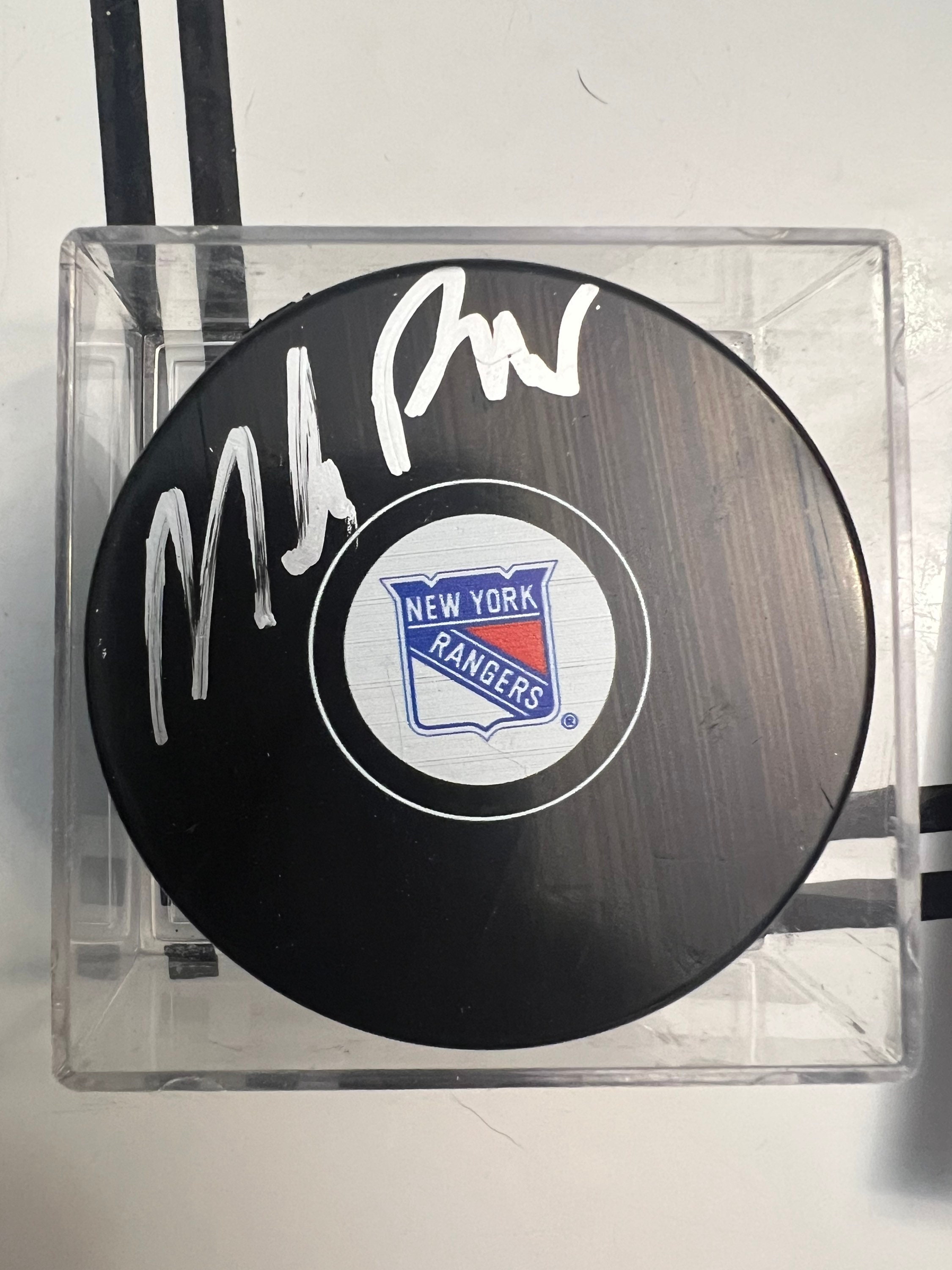 Mike Richter Autographed New York (Blue #35) Custom Hockey Jersey - JSA