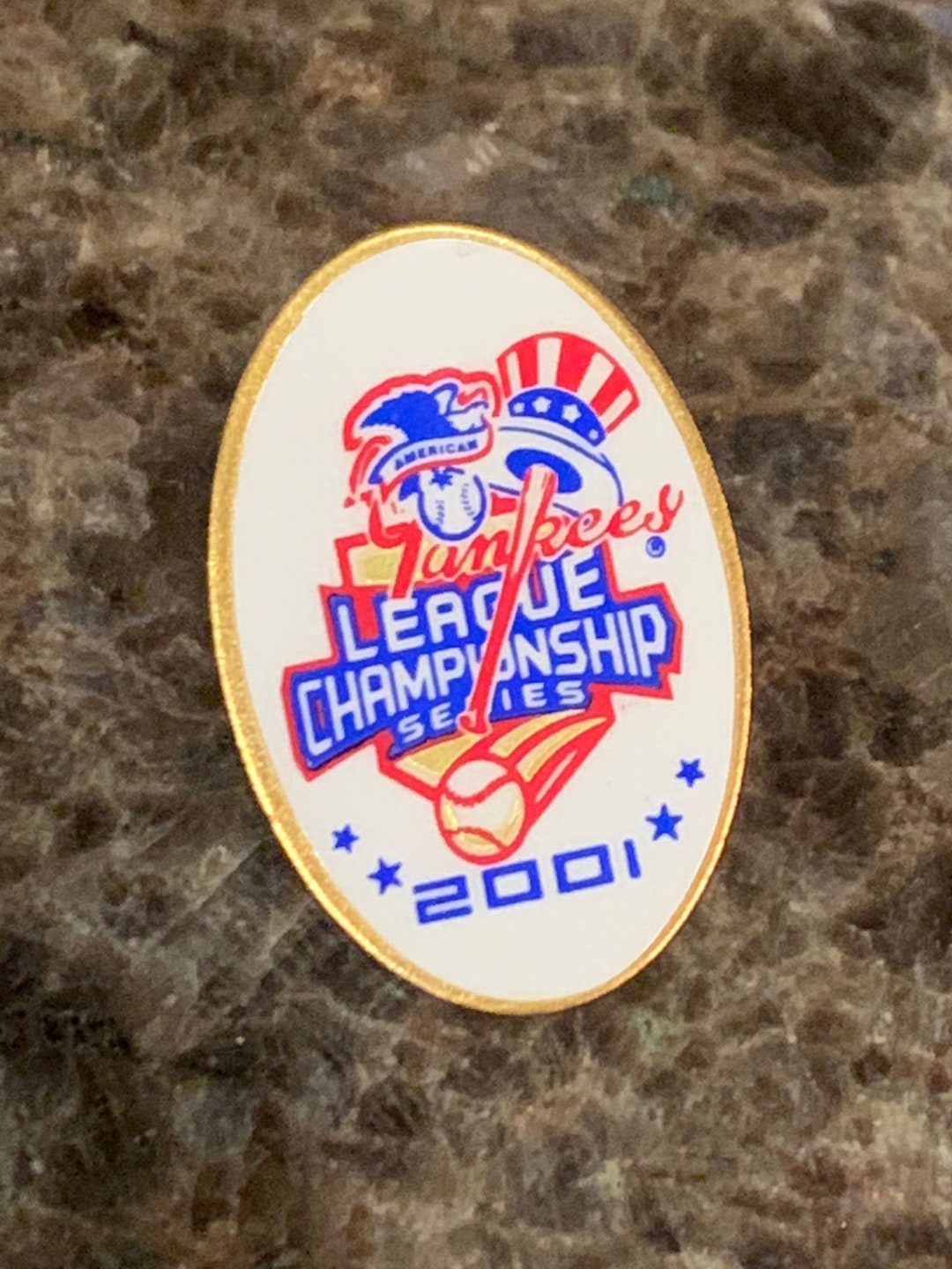 Official MLB New York Yankees Lapel Pin 2001 AL Championship . Etsy