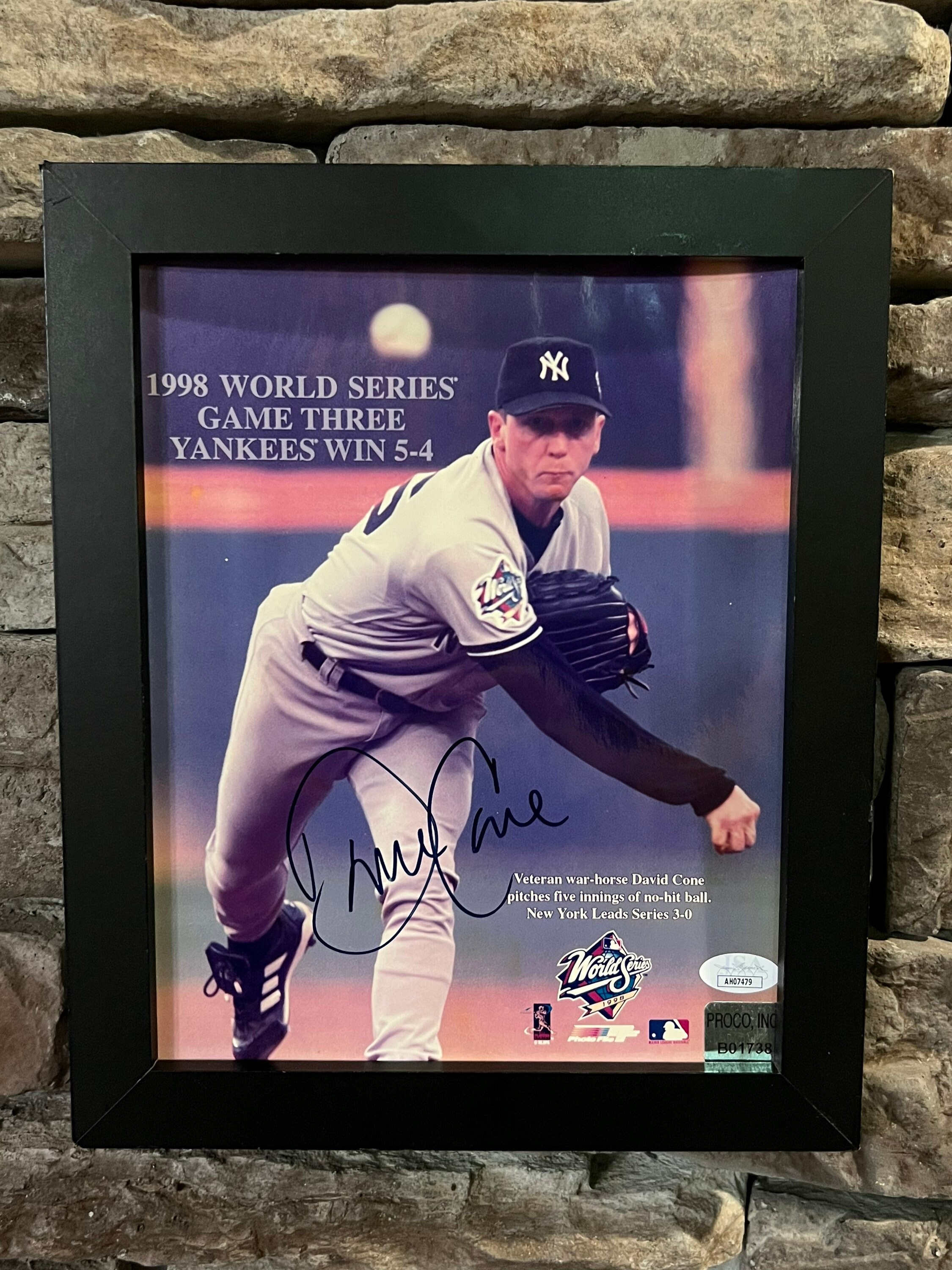 1996 Bill Mazeroski Baseball Magazine David Cone Yankees 