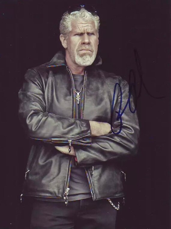 Autographed Ron Perlman as Clay Morrow on Sons of Anarchy . Etsy