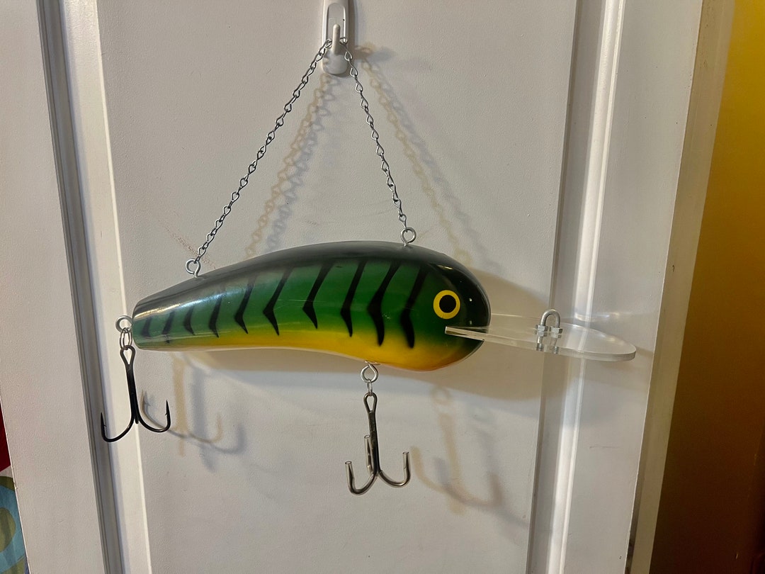 Antique Giant Fishing Lure. Bait and Tackle Display Sign. Etsy