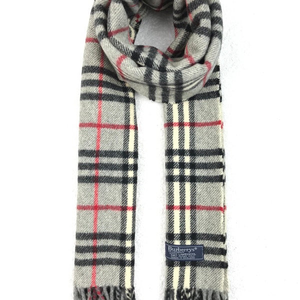 BURBERRY winter scarf 12"x65" Authentic warm winter scarves warmer for winter Muffler Wrapped Lambswool Wool Cashmere Scarf Nova Check B1148