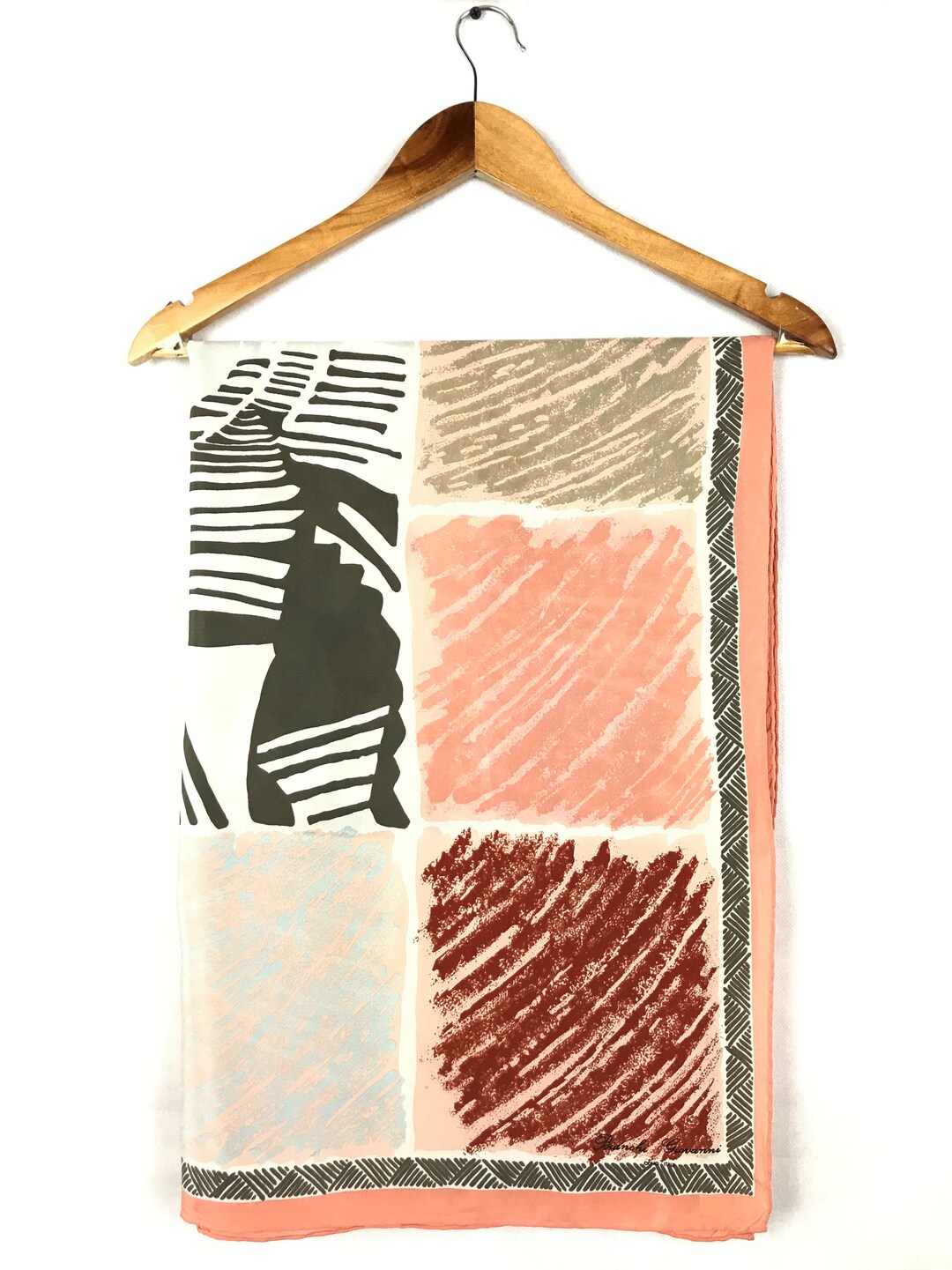 Silk Skinny Scarf - Fiori Bianchi - Giallo main image 1