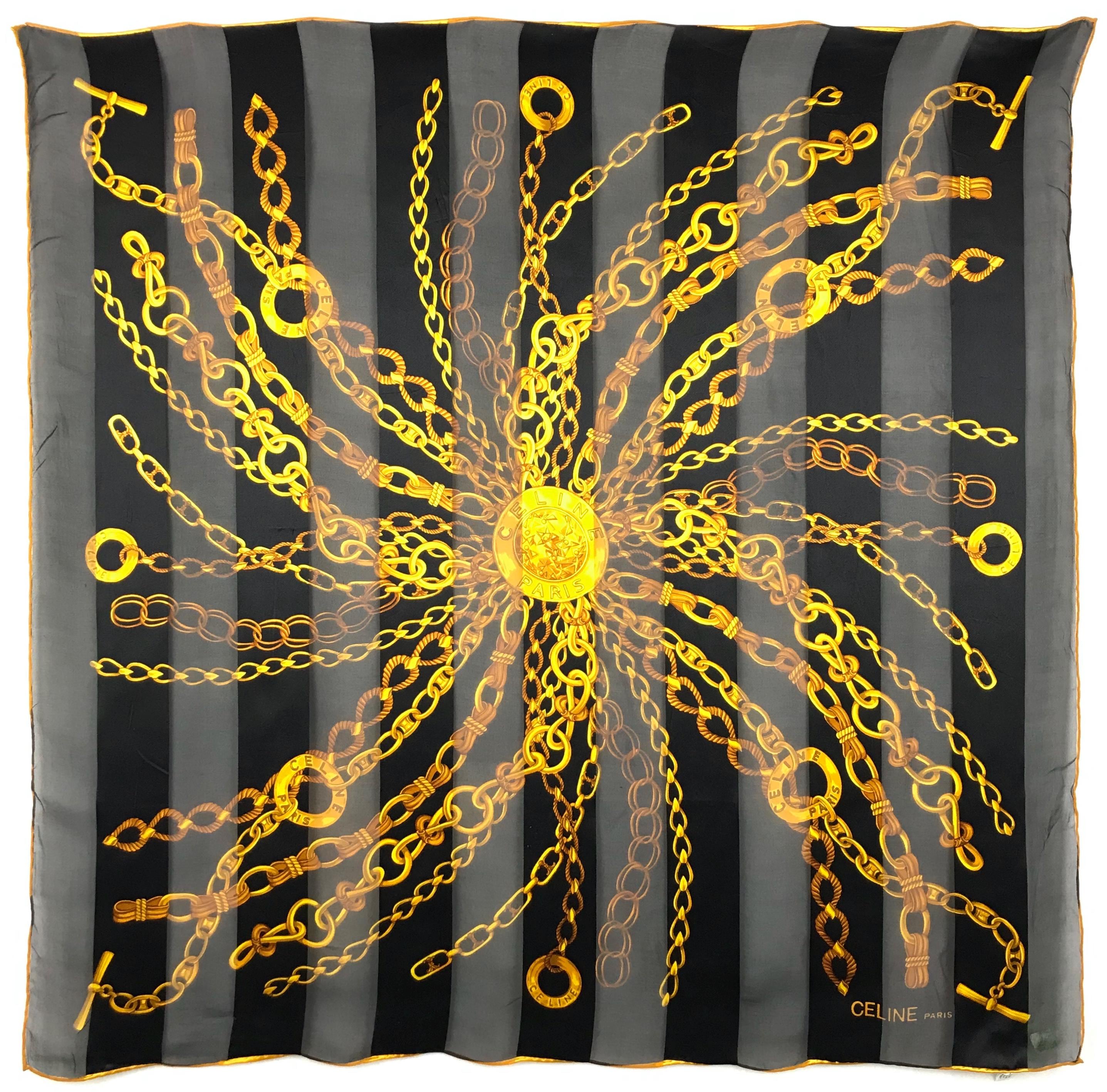 Foulard in seta CELINE: foulard quadrati vintage firmati 34