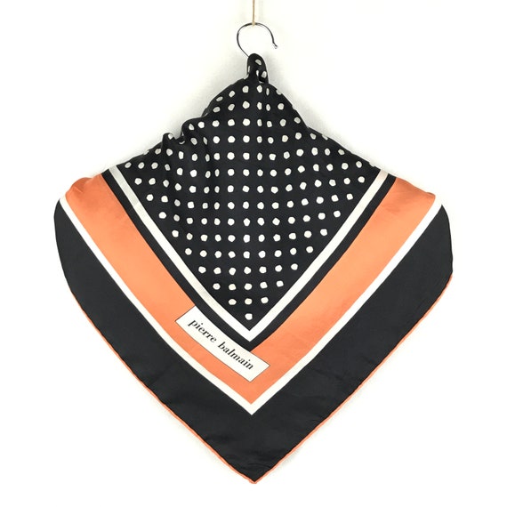 PIERRE BALMAIN scarf 26"x26" Authentic silk scarv… - image 3