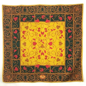 LONGCHAMP silk scarf 32.5"x34" Authentic silk scarves silk scarf silk for scarves vintage scarf shawl square scarf designer LCM501