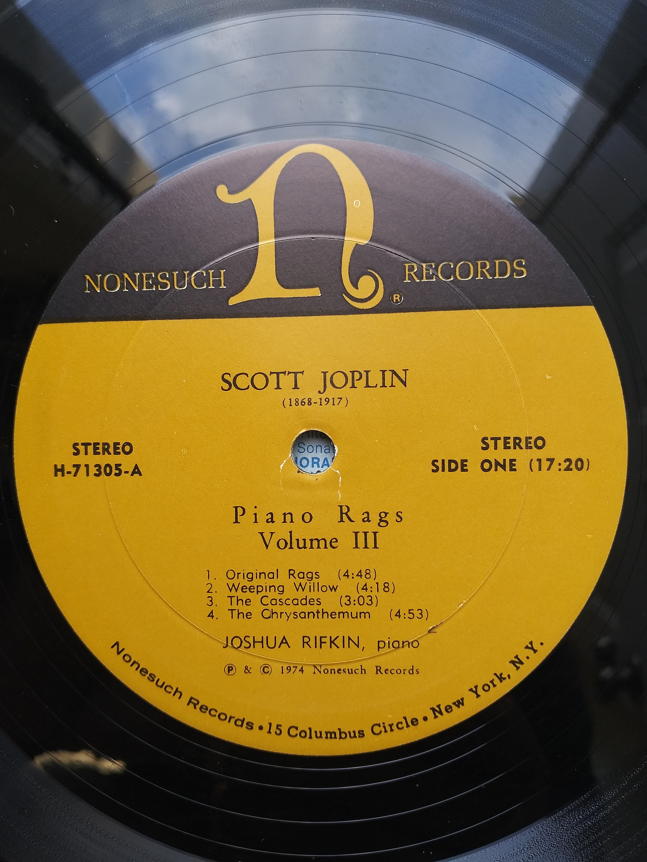 Piano Rags by Scott Joplin-Vol.III Joshua Rifkin on Piano - Etsy.de