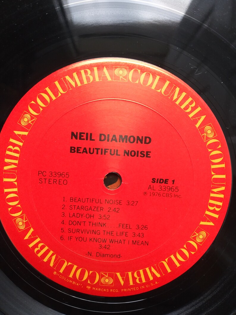 Neil Diamond-Beautiful Noise-1976 CBS Inc. Columbia PC 33965 imagen 8