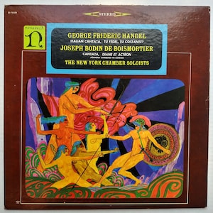 George Frideric Handel-Italion Cantata & Joseph Bonin De Boismortier-Cantata- 1968 Nonesuch Records