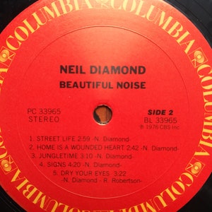 Neil Diamond-Beautiful Noise-1976 CBS Inc. Columbia PC 33965 imagen 9