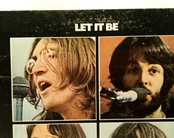 Let It Be-beatles-1970 Apple Records Vinyl LP AR 34001 - Etsy