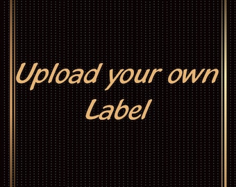 Personalized Wedding Wine Label: Upload Your Own Photo, Waterproof Vinyl