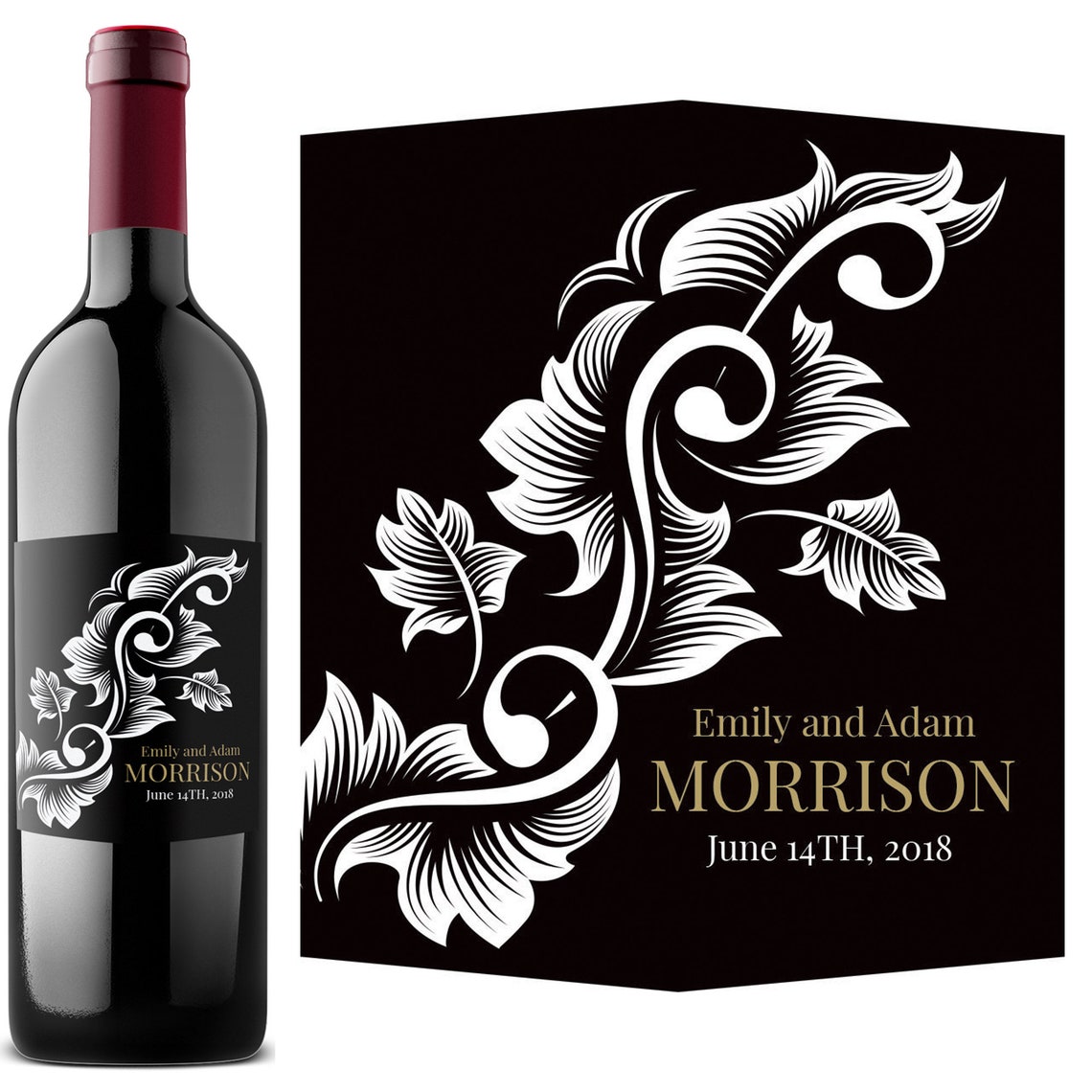 Fancy Custom Wine Label Wedding Wine Label Wedding Gift Etsy