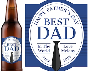 Dad Beer Label | Waterproof Father's Day Gift