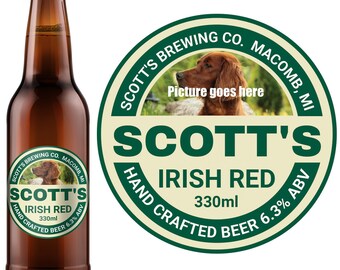Irish Beer Label