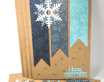 Weihnachtskarten Kit, handgemachte Karten Kit, Weihnachtskarten Kit, DIY Weihnachtskarten, Weihnachtskarten und Umschläge