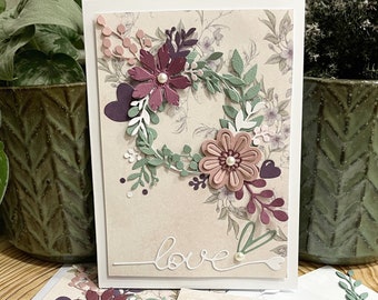 Birthday Card Making Kit - Birthday, Valentine's day, Mother's day, Wedding Handmade Card Kit - Crafting Card And Envelope