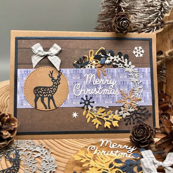 Weihnachtskarte Etsy.de