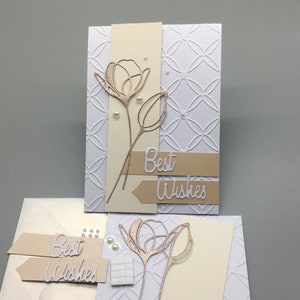 Kit per la creazione di biglietti d'auguri - Kit per biglietti di nozze, addio al nubilato, mamma, San Valentino - Biglietto di nozze e busta fatti a mano