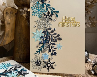 Luxury Christmas Card Making Kit - DIY Christmas Card Kit - Handmade Christmas Cards And Envelopes