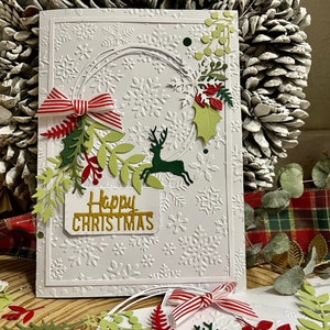Luxus Weihnachtskarte Herstellung Kit - DIY Weihnachtskarte Kit - Handgemachte Weihnachtskarten und Umschläge