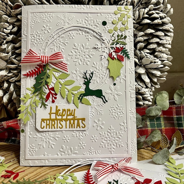 Luxury Christmas Card Making Kit - DIY Christmas Card Kit - Handmade Christmas Cards And Envelopes