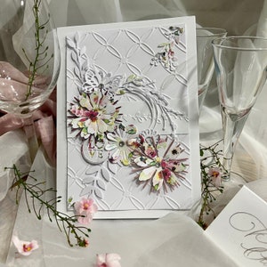 Kit per la creazione di biglietti di nozze - Kit fai da te per biglietti di compleanno, addio al nubilato, San Valentino, festa della mamma - Biglietto e busta fatti a mano