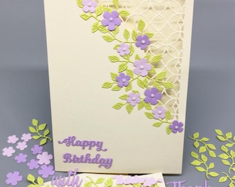 DIY Floral Birthday Card Making Kit – Handmade Greeting Card