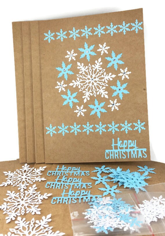 Christmas Card Making Kit DIY Christmas Cards Kit Handmade Etsy UK