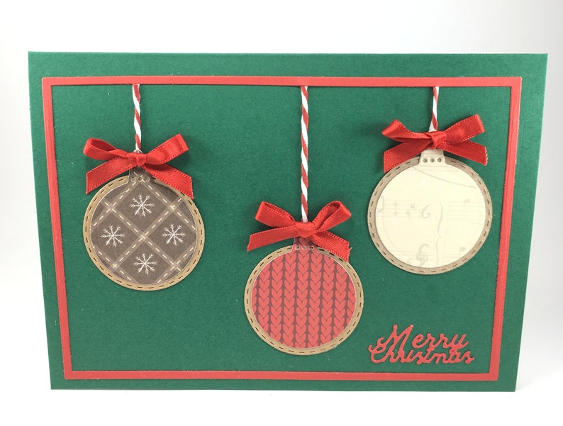 Christmas Card Making Kit DIY Christmas Card Kit Handmade Christmas Cards And Envelopes image 3