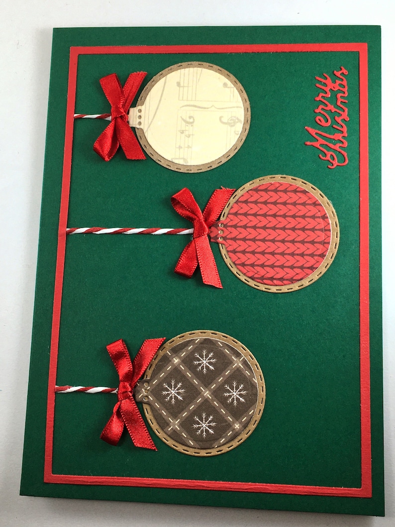 Christmas Card Making Kit DIY Christmas Card Kit Handmade Christmas Cards And Envelopes image 5