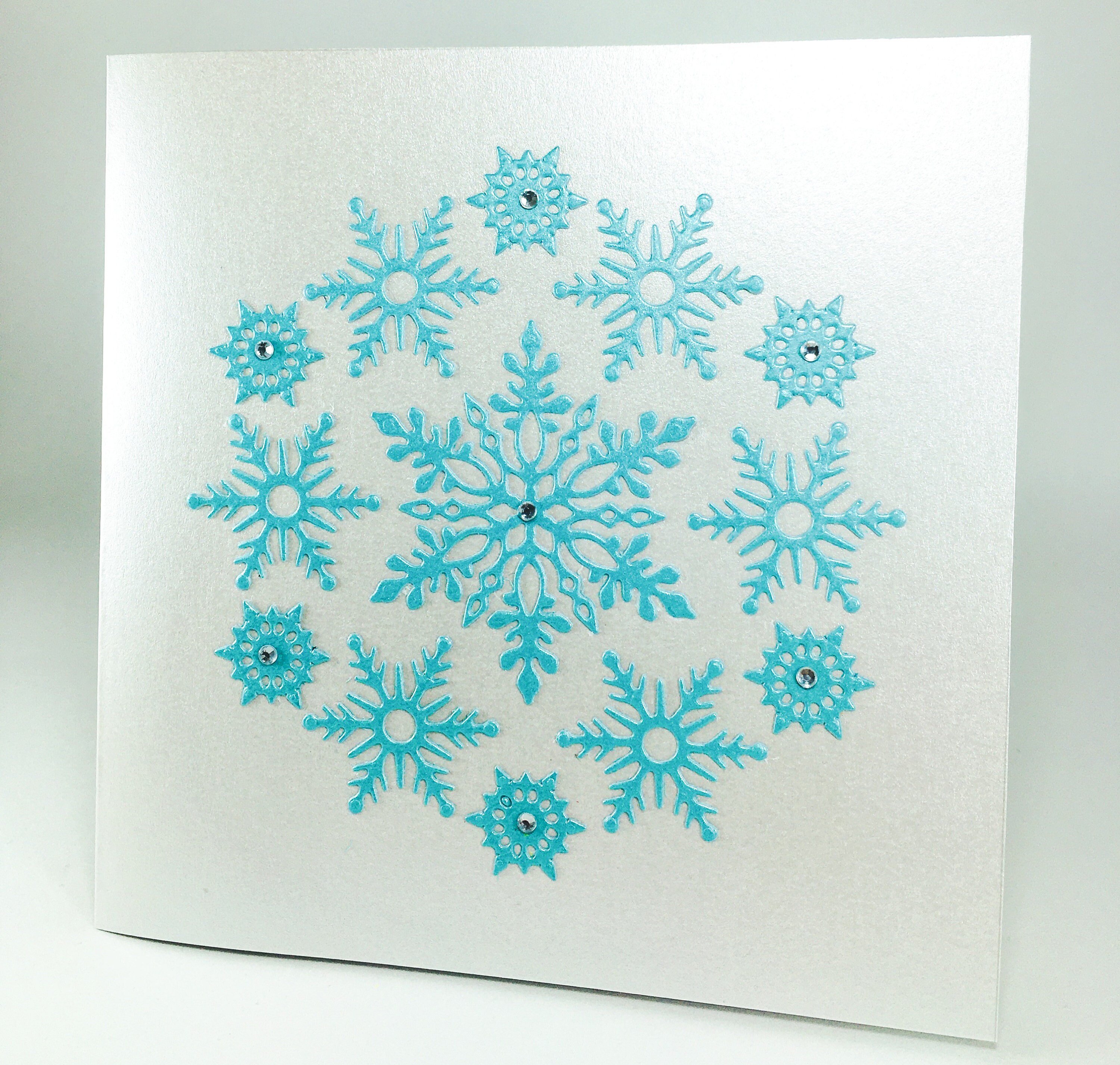 Luxury Christmas Card Making Kit DIY Christmas Card Kit Pearlized