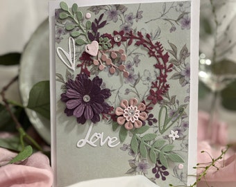 Handmade Floral Card Making Kit – DIY Embossed Cards & Envelopes