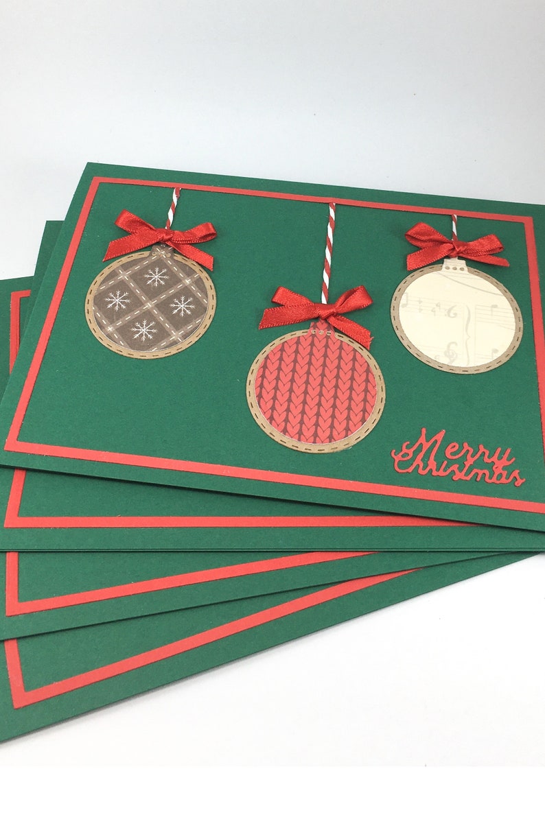 Christmas Card Making Kit DIY Christmas Card Kit Handmade Christmas Cards And Envelopes image 4